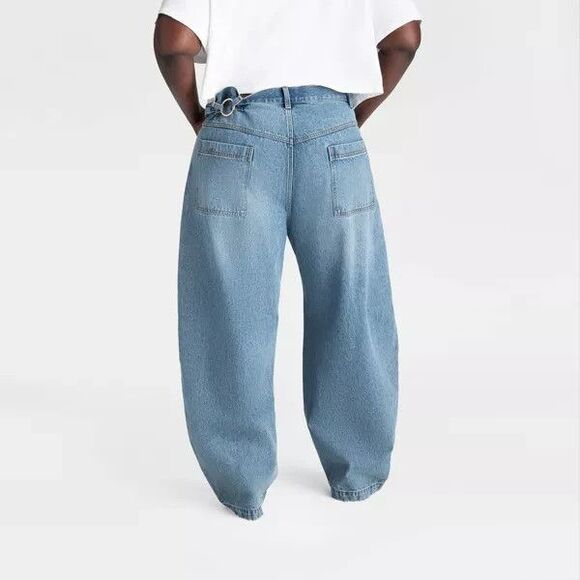 KBB by KAHLANA Women's Mid-Rise 'The Barrel Leg Jean' Black Wash SZ 26 3X NWT - Picture 9 of 9